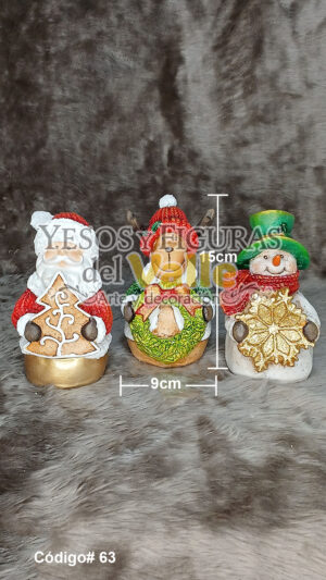 Trio navidad pequeño Cod#63