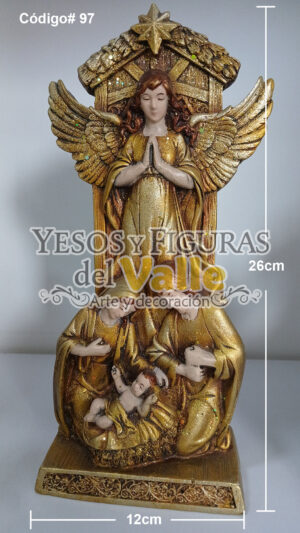 Nacimiento ángel estrella plaqueta Cod#97