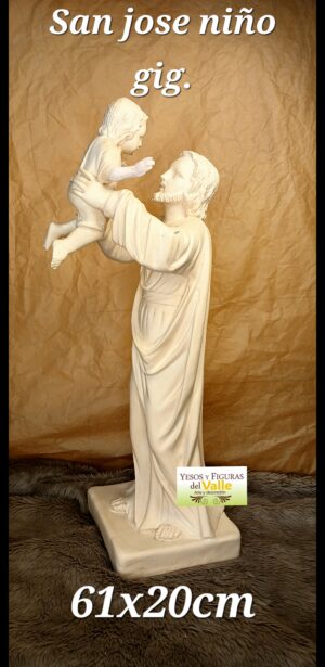 San jose niño cargado